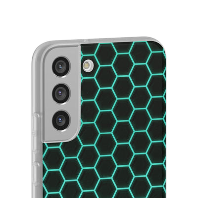 Neon Hex Spectrum · Lite Phone Case for Samsung · Teal