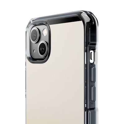 Solar Cream Ombre · Clear Impact Magnetic Phone Case for iPhone · Yellow