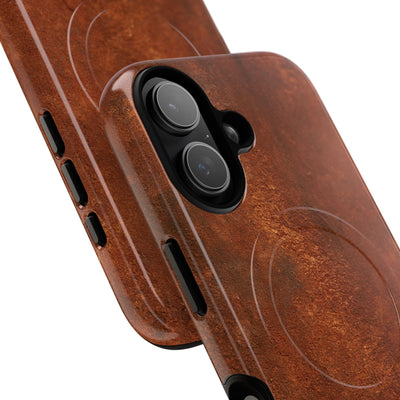 Orange Tough 2.0 Magsafe Phone Case for iPhone - Oxidized Iron Crust