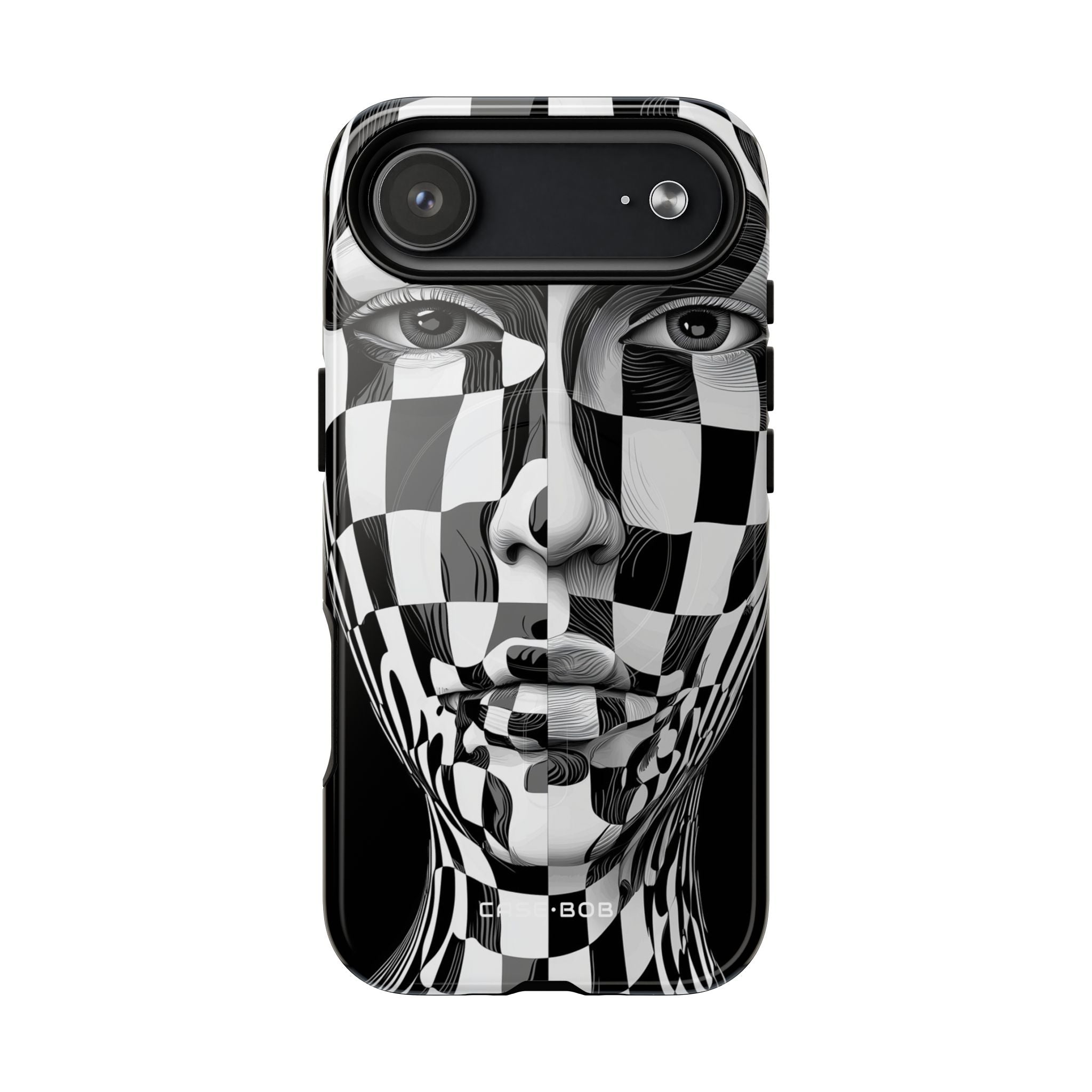 Checkered Face iPhone 17 Air Case - Tough+ - CASE•BOB