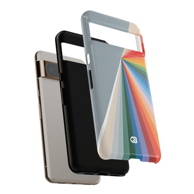 Grey Tough Phone Case for Google Pixel - Slate Prism Burst