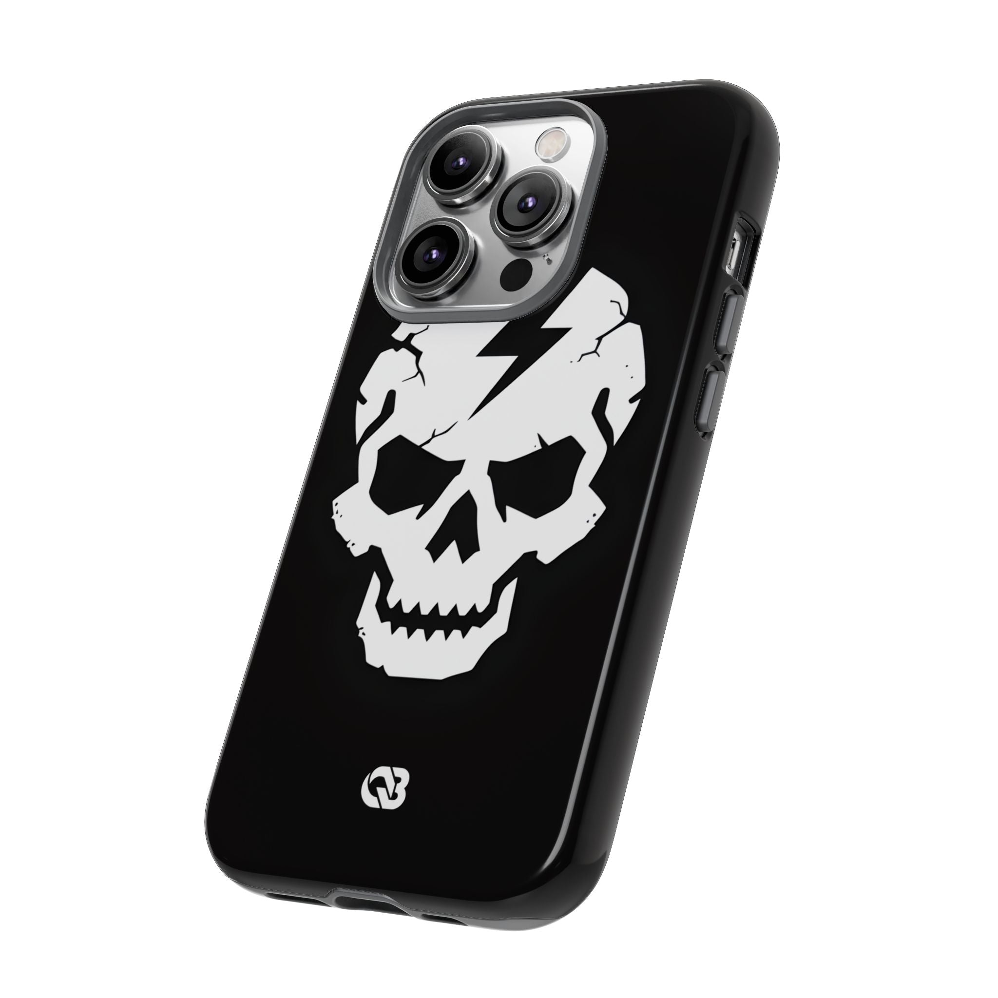Shattered Bolt Skull · Tough Phone Case for iPhone