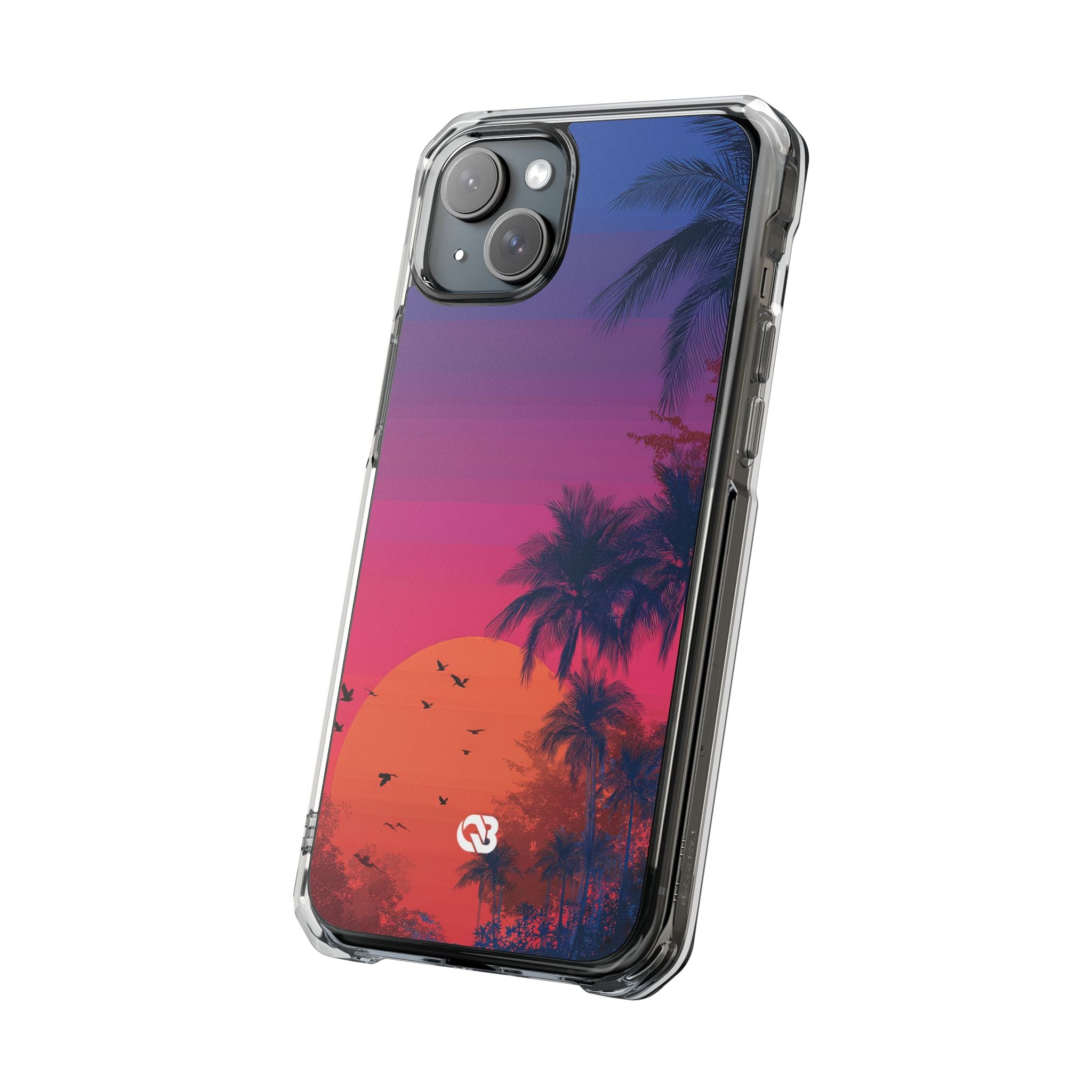 Neon Horizon Palms · Impact Phone Case for iPhone · Magsafe