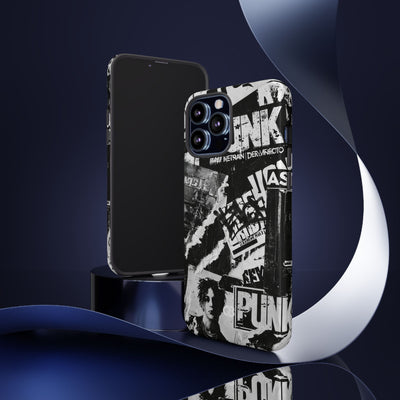 Underground Punk Collage · Tough Phone Case for iPhone · Black