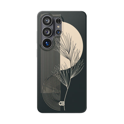 Black Lite Phone Case for Samsung - Obsidian Sand Willow