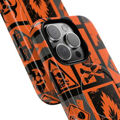 Urban Hazard · Tough 2.0 Magnetic Phone Case for iPhone · Orange