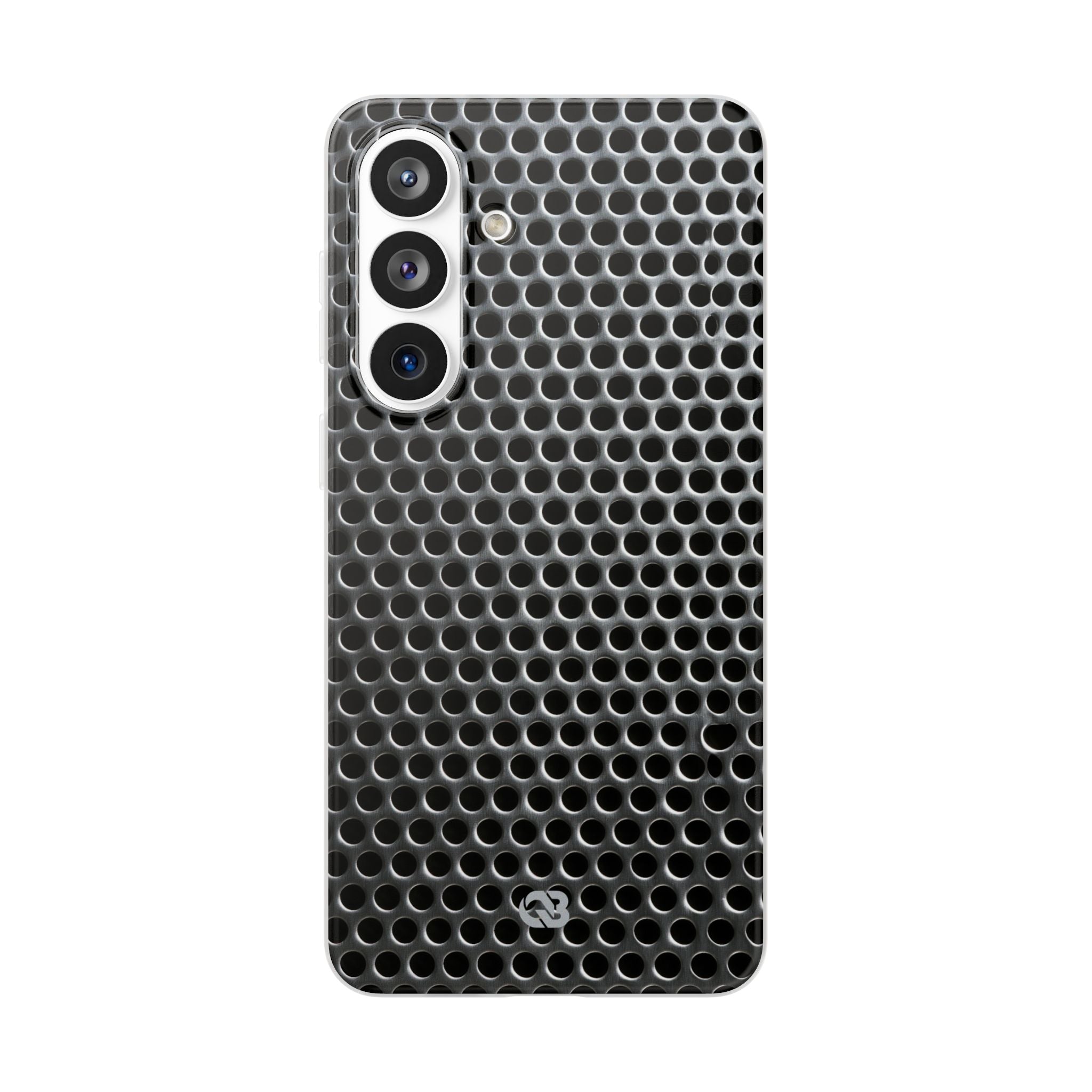Silver Lite Phone Case for Samsung - Brutalist Steel Mesh