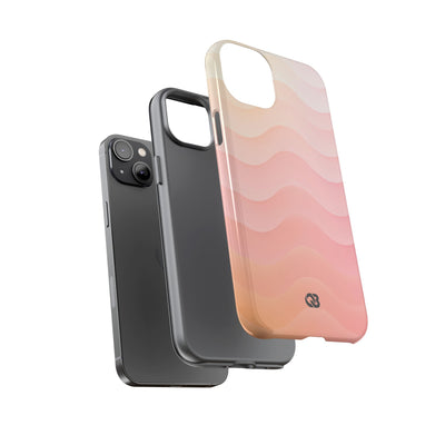 Blush Horizon Waves · Tough Phone Case for iPhone · Pink