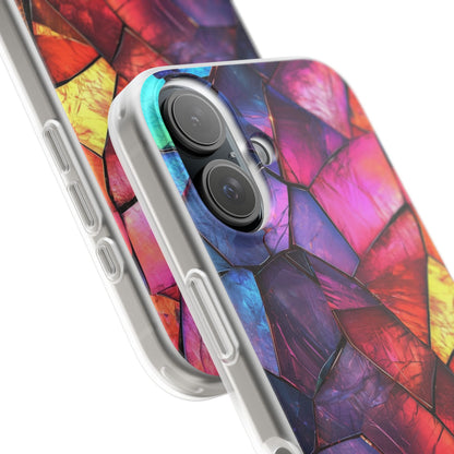 Cracked Prism iPhone 16 Case - Soft
