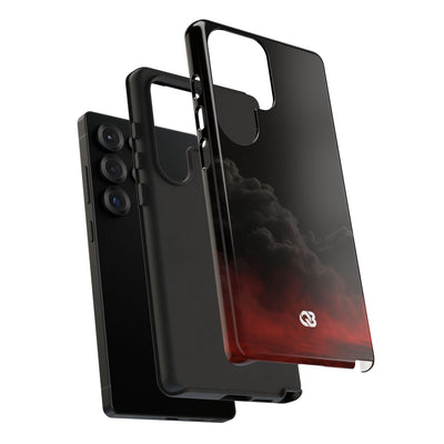 Crimson Fog Void · Tough Phone Case for Samsung · Black