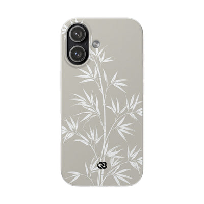 Beige Lite Phone Case for iPhone - Sandstone Bamboo Stalks