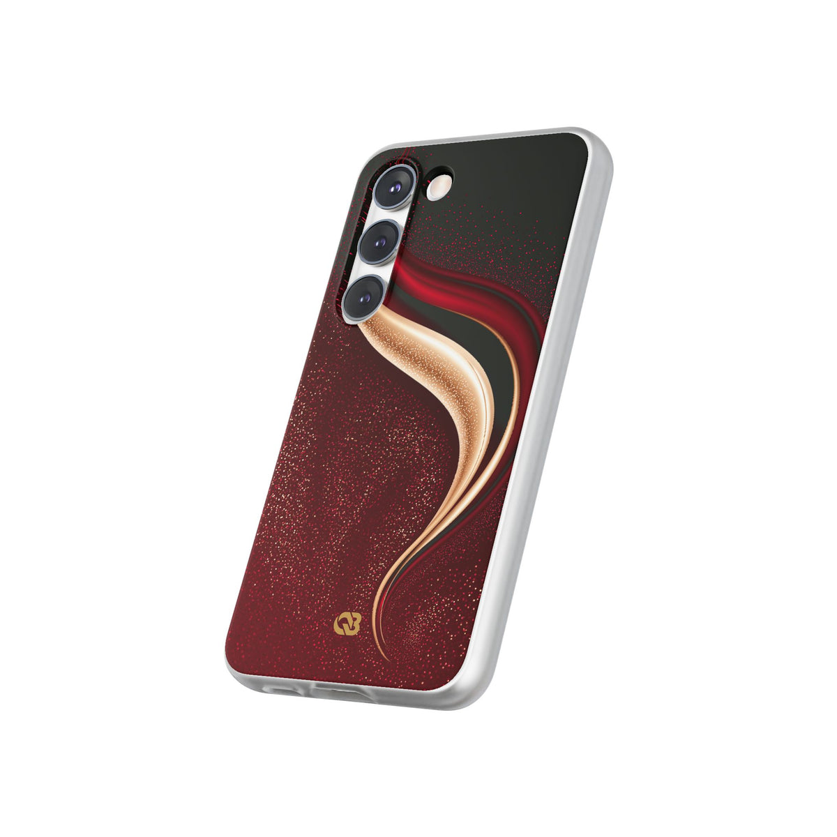 Gilded Crimson Flow · Lite Phone Case for Samsung · Red
