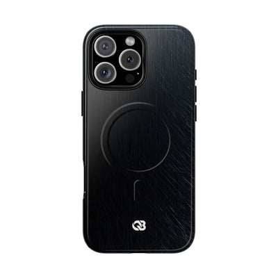 Brushed Obsidian Steel · Tough 2.0 Magnetic Phone Case for iPhone · Black