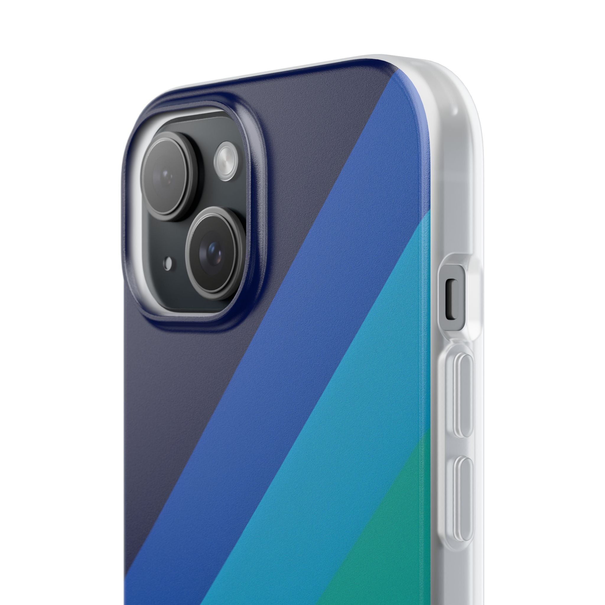 Prismatic Slant · Soft Phone Case for iPhone