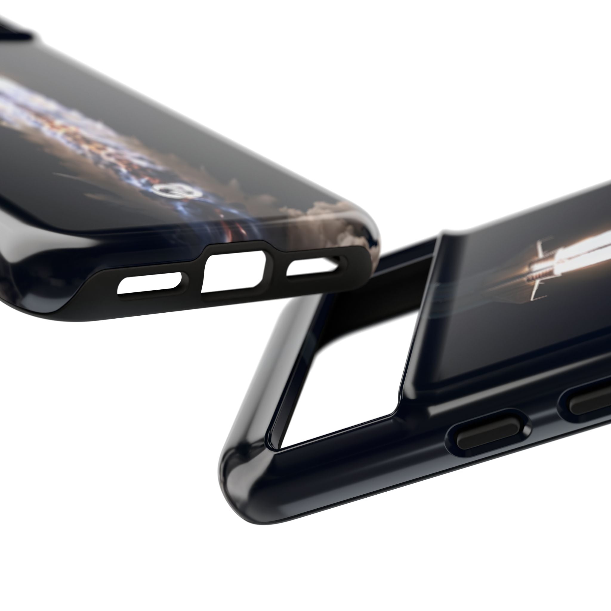 Obsidian Rocket Ascent · Tough Coque de téléphone pour Google Pixel