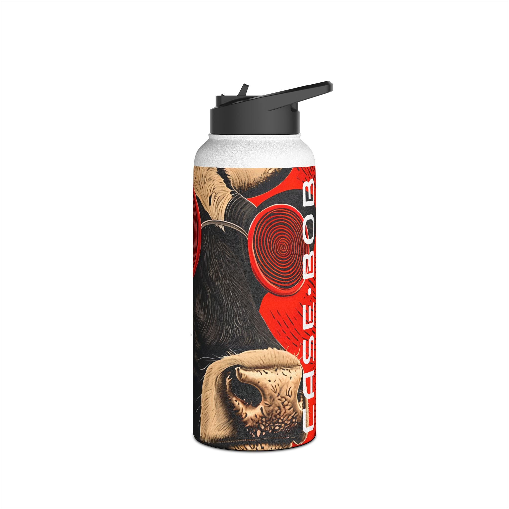 Spiral Cow Vision - Stainless Steel Water Bottle