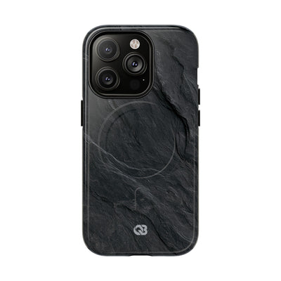 Black Tough 2.0 Magsafe Phone Case for iPhone - Midnight Slate Ridge