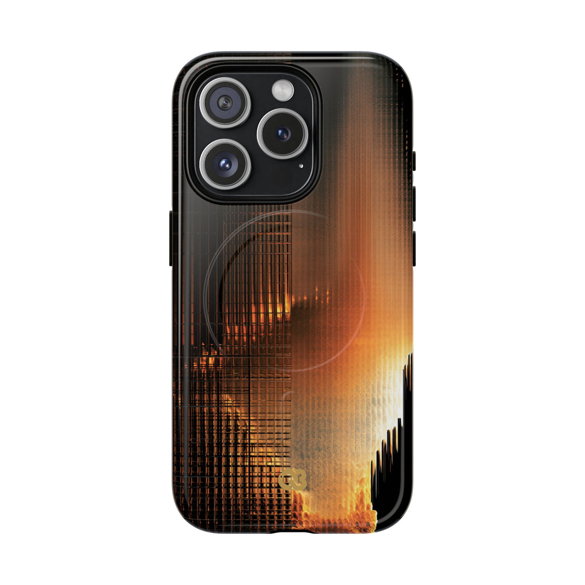 Luminous Grid · Tough 2.0 Magnetic Phone Case for iPhone · Black