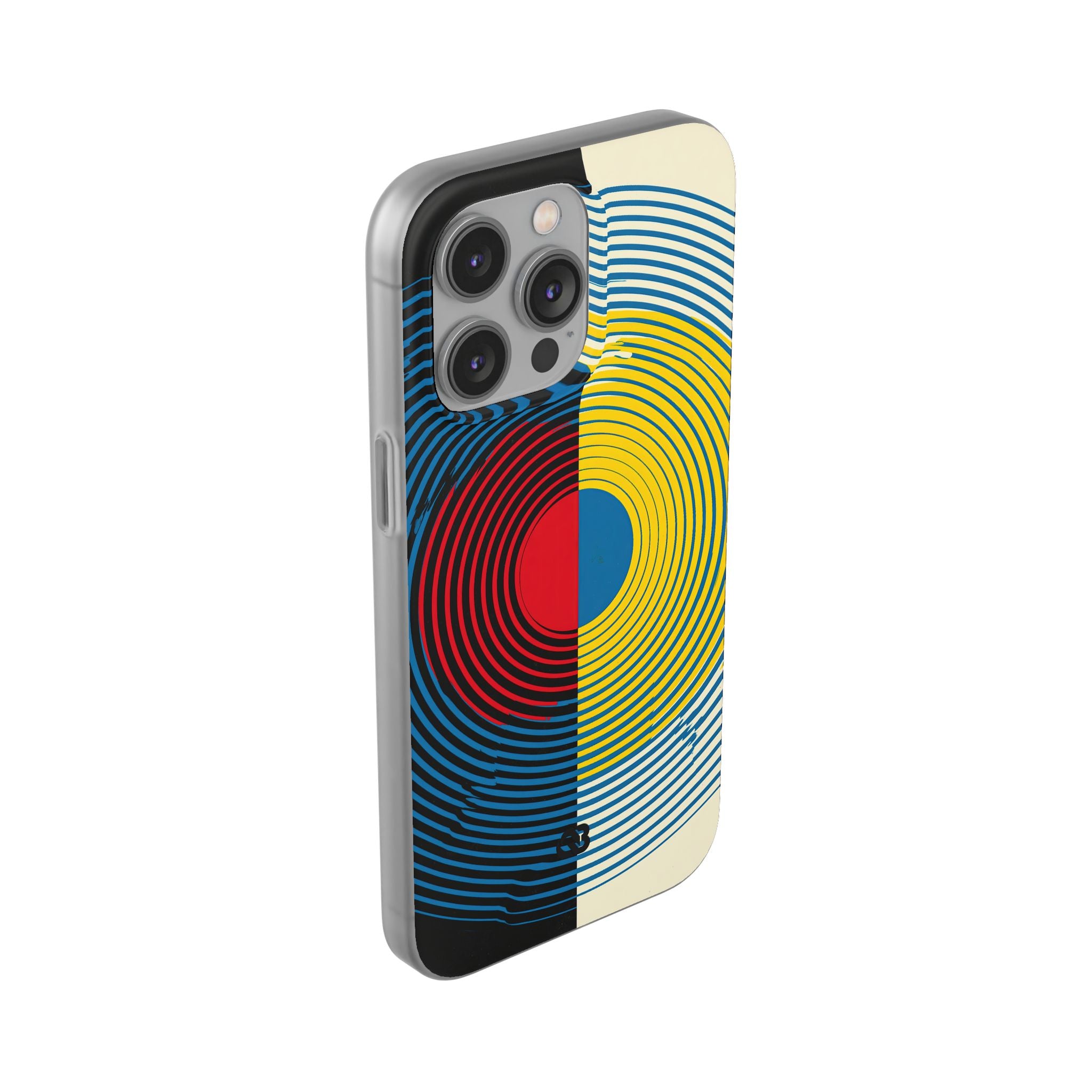 Blue Lite Phone Case for iPhone - Primary Circuit Orbit