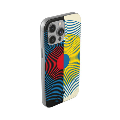 Blue Lite Phone Case for iPhone - Primary Circuit Orbit