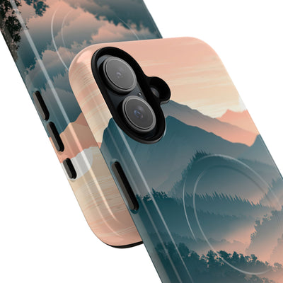 Teal Tough 2.0 Magsafe Phone Case for iPhone - Alpine Teal Horizon