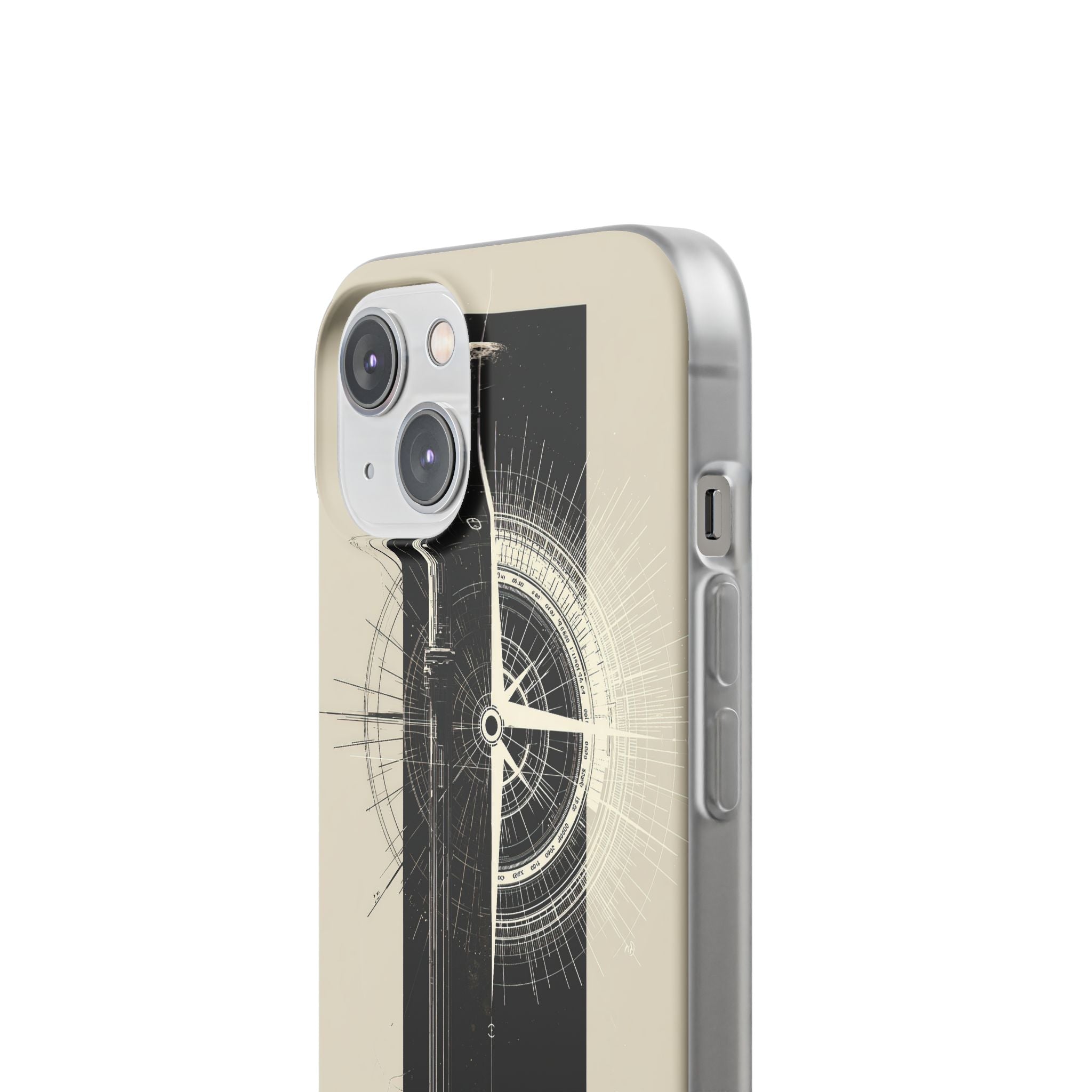 Beige Lite Phone Case for iPhone - Zenith Vector Spire