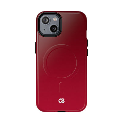 Red Tough 2.0 Magsafe Phone Case for iPhone - Crimson Velvet Fade