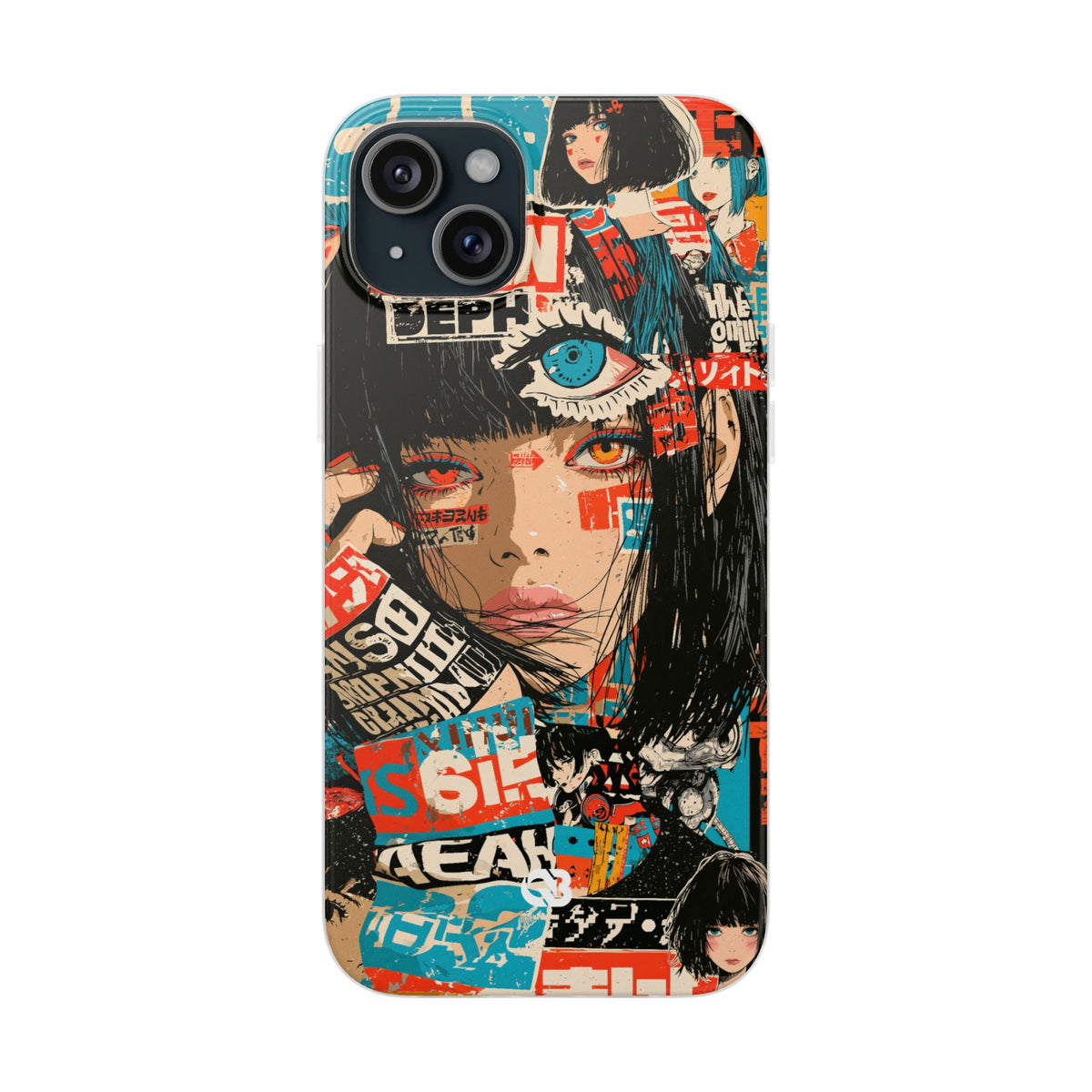 Shibuya Street Collage · Lite Phone Case for iPhone ·  Red