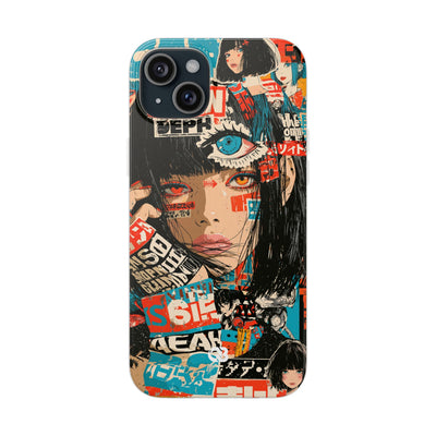 Shibuya Street Collage · Lite Phone Case for iPhone ·  Red