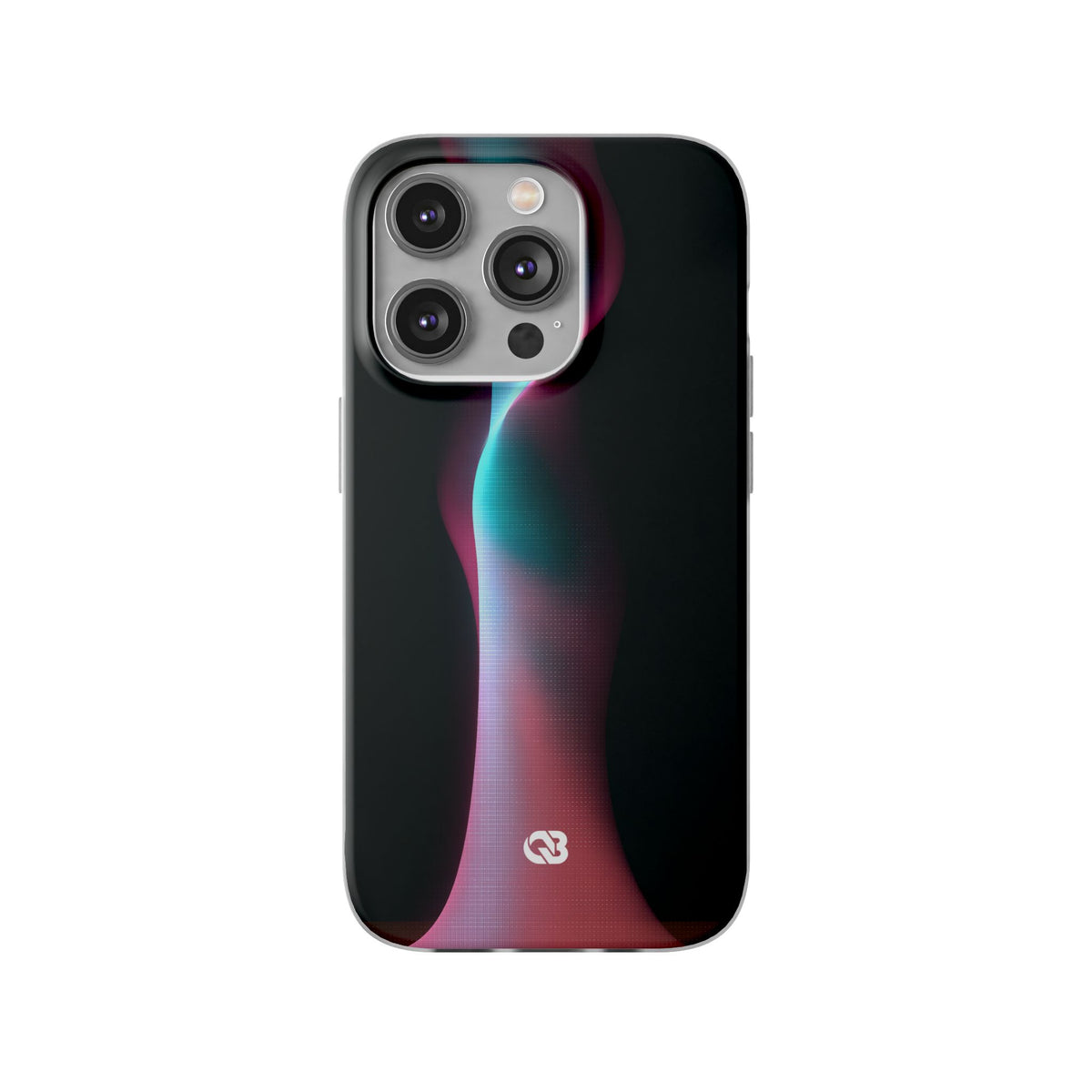 Neon Pixel Flow · Lite Phone Case for iPhone ·  Black