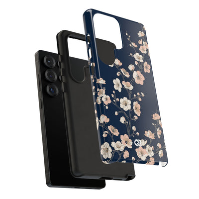 Midnight Plum Blossom · Tough Phone Case for Samsung · Blue