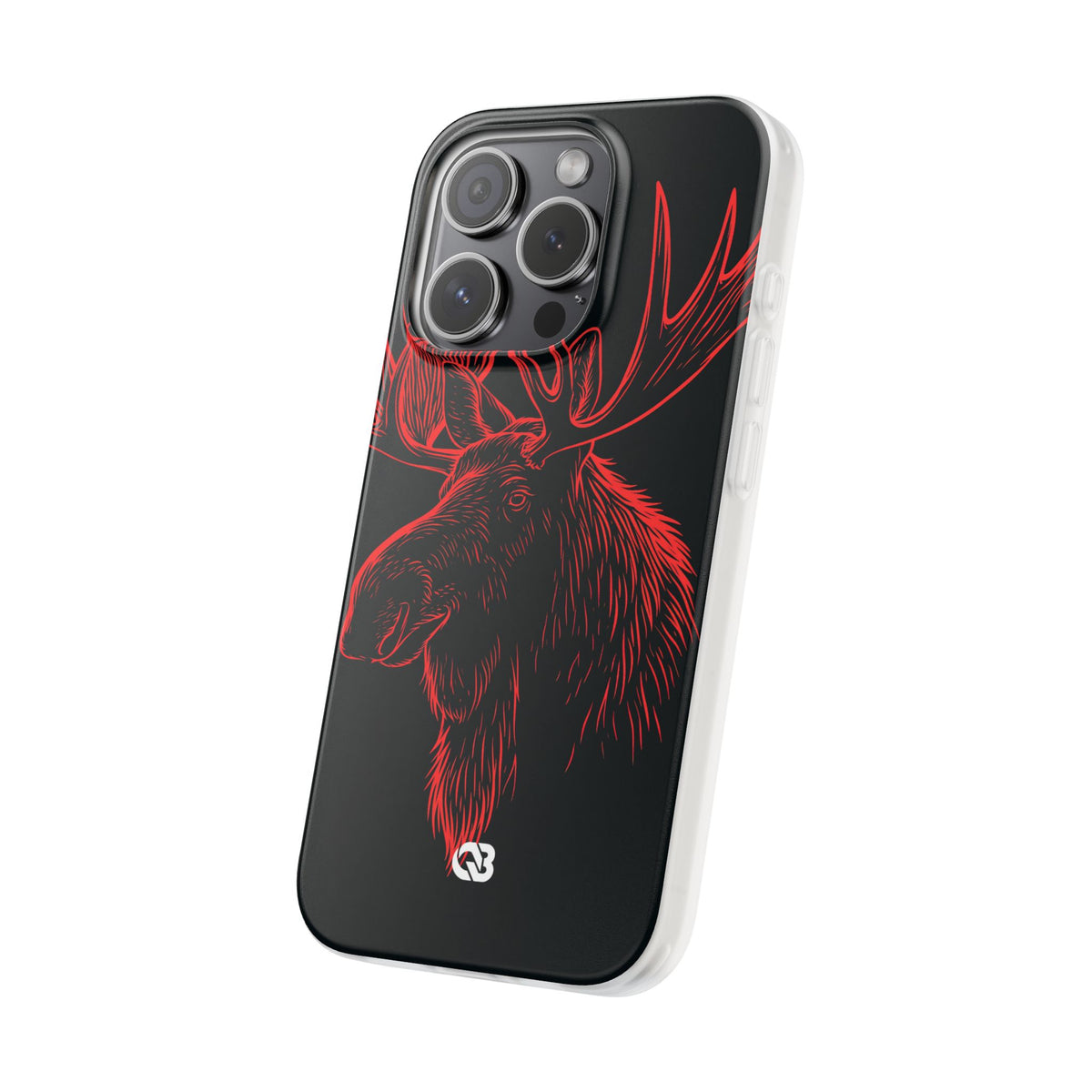 Nordic Elk · Lite Phone Case for iPhone ·  Black