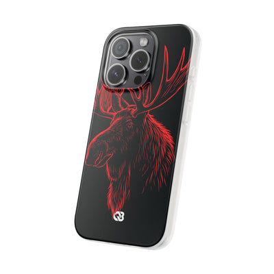 Nordic Elk · Lite Phone Case for iPhone ·  Black