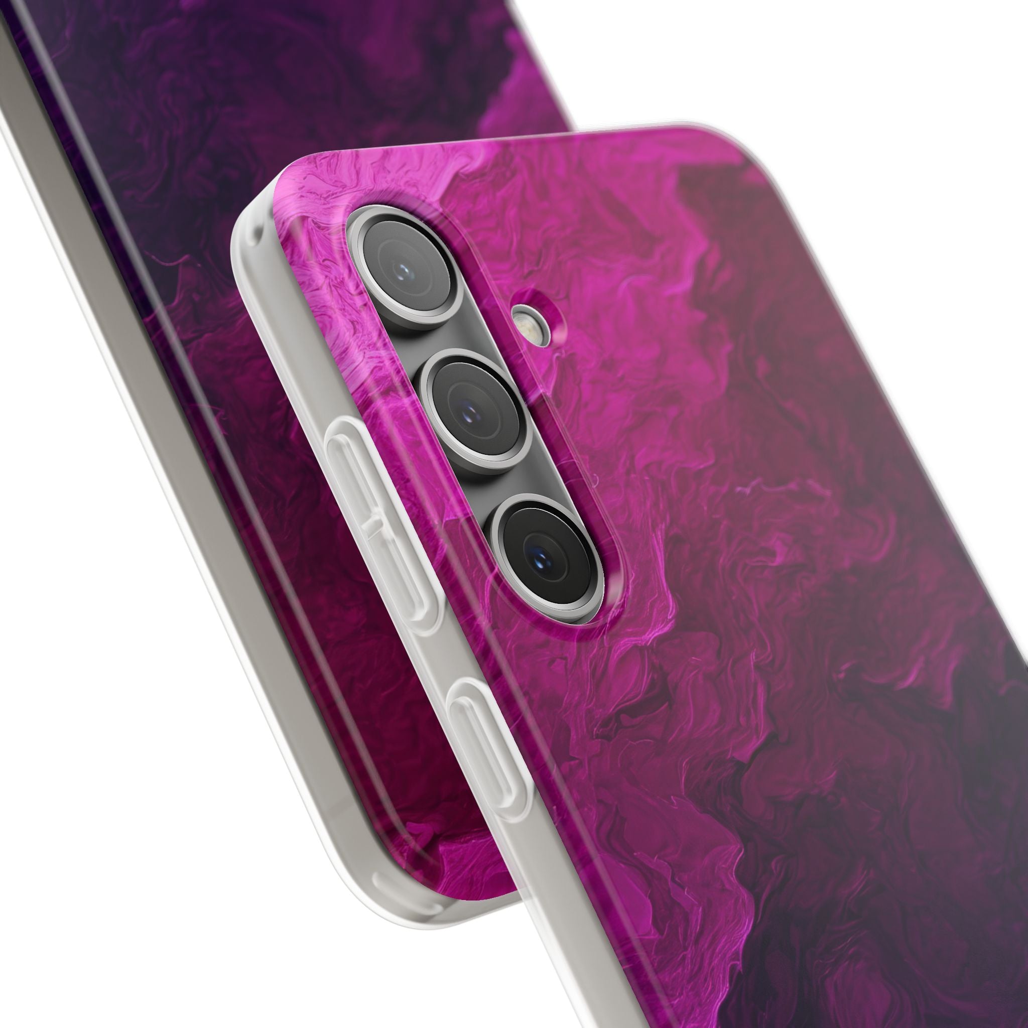 Violet Swirl Samsung S24 Plus Case - Soft