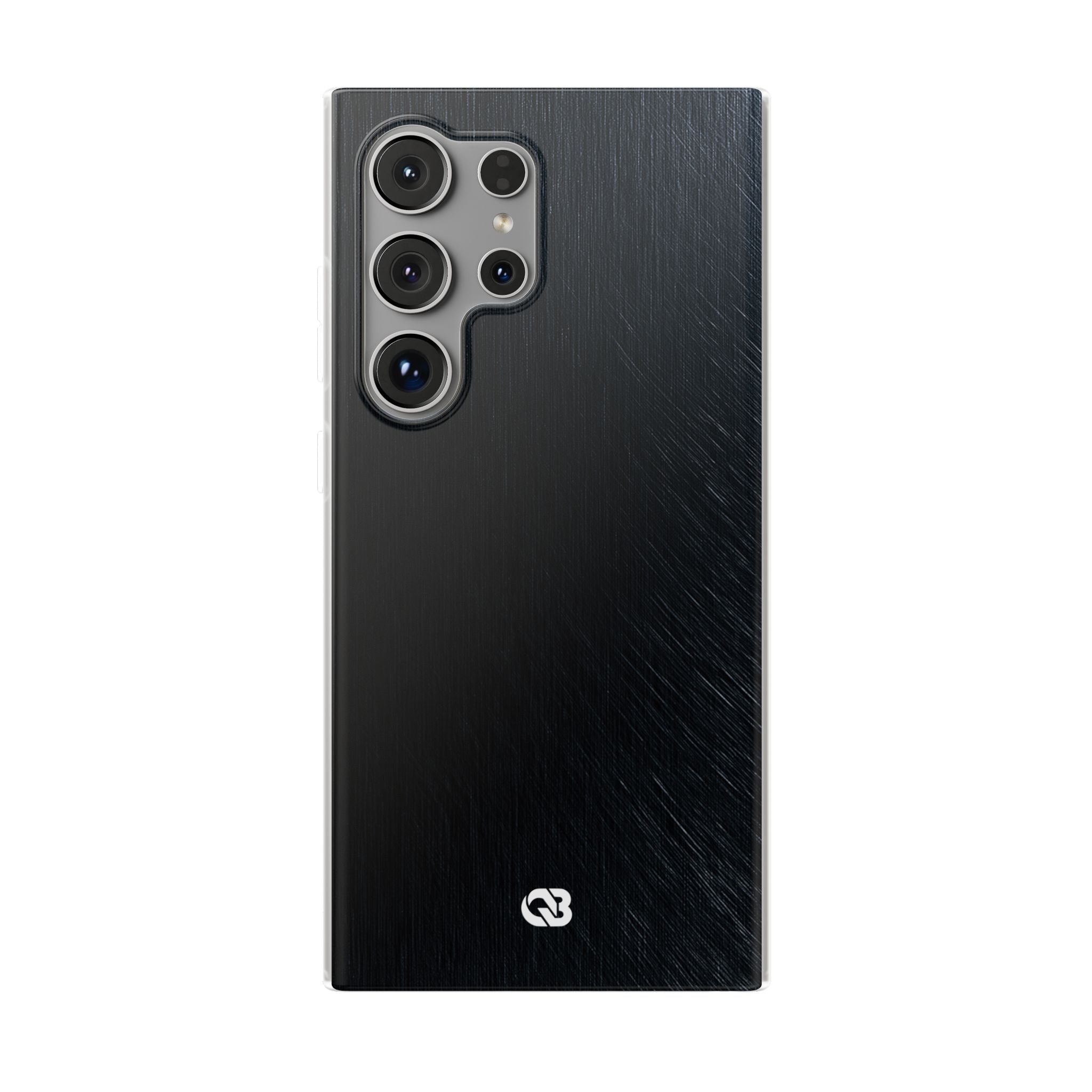 Black Lite Phone Case for Samsung - Midnight Brushed Grain
