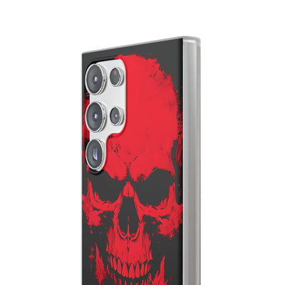 Crimson Street Skull · Soft Handyhülle für Samsung