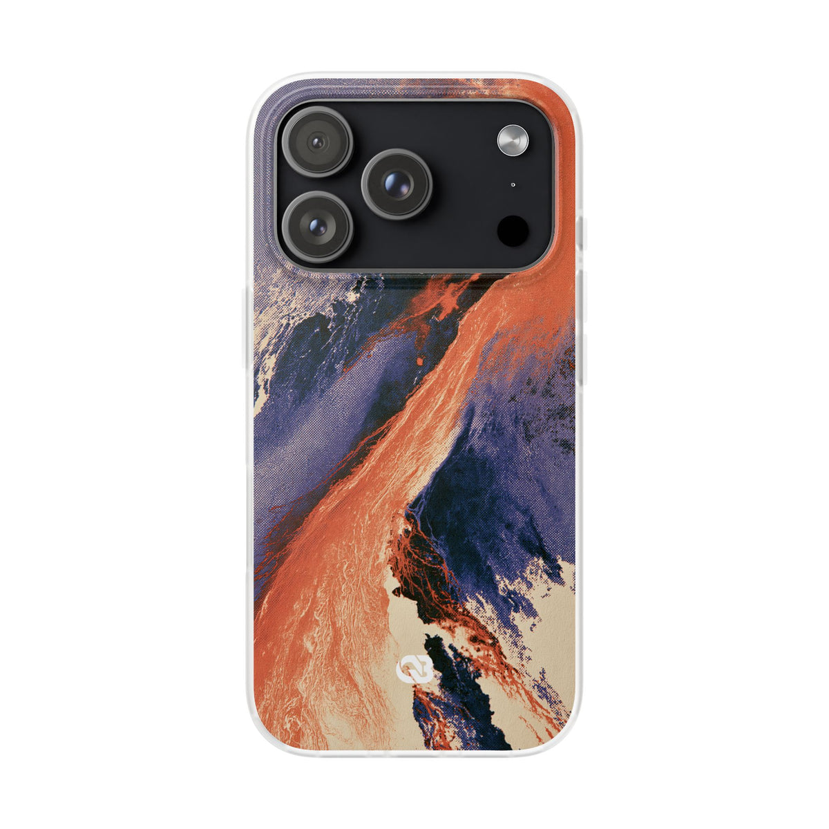 Solar Aura Drift · Lite Phone Case for iPhone ·  Orange