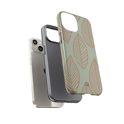 Sage Earth Leaves · Tough Phone Case for iPhone