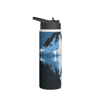 Glacial Horizon · Insulated Water Bottle · Blue