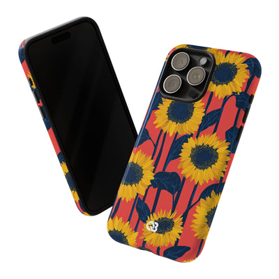 Solar Navy Bloom · Tough Phone Case for iPhone