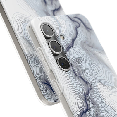 Nordic Ridge Contour · Lite Phone Case for Samsung · White