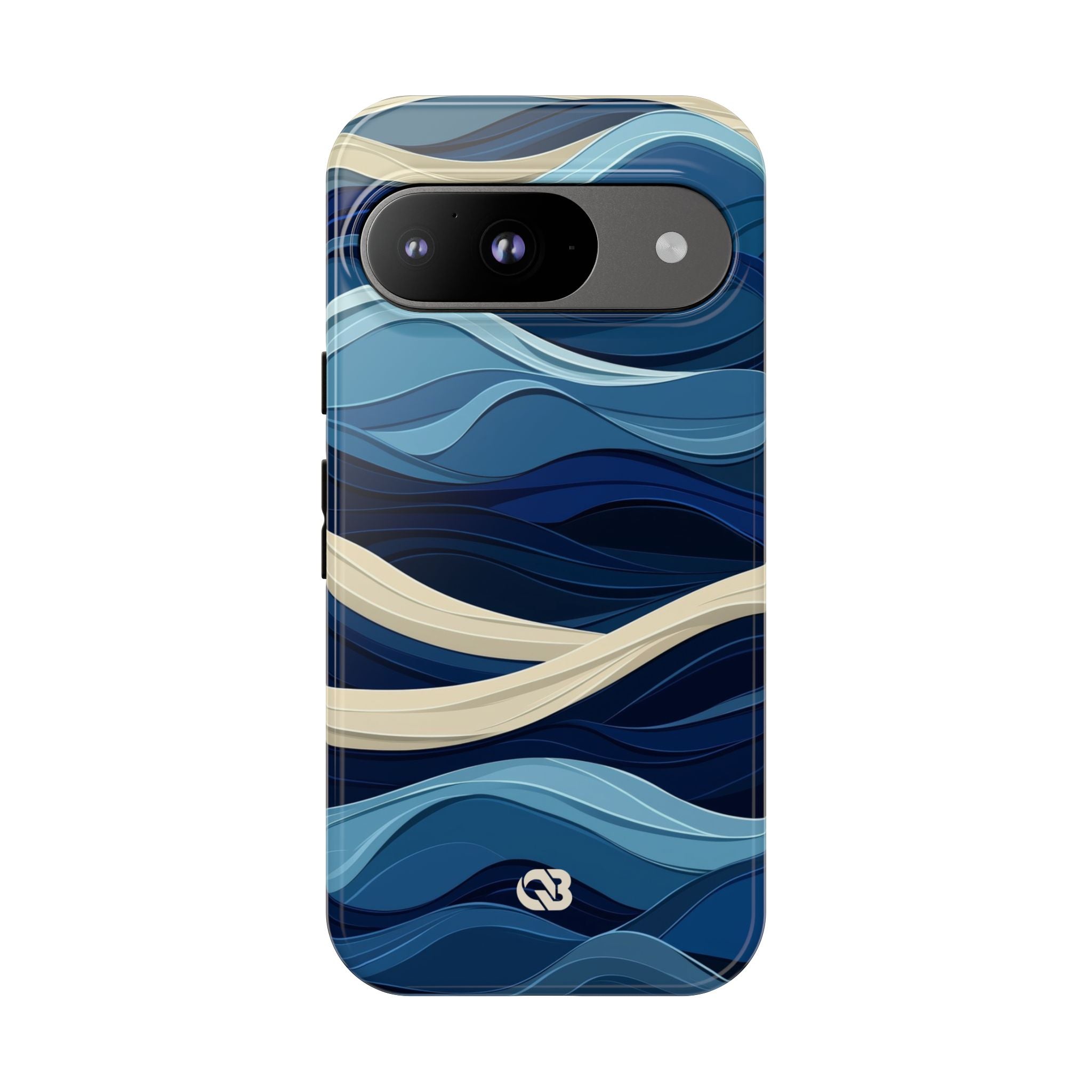 Cobalt Coast Layers · Tough Phone Case for Google Pixel