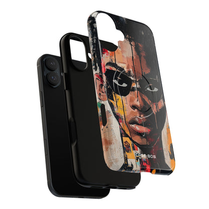 Masked Portrait Drips iPhone 16 Plus Case - Tough+