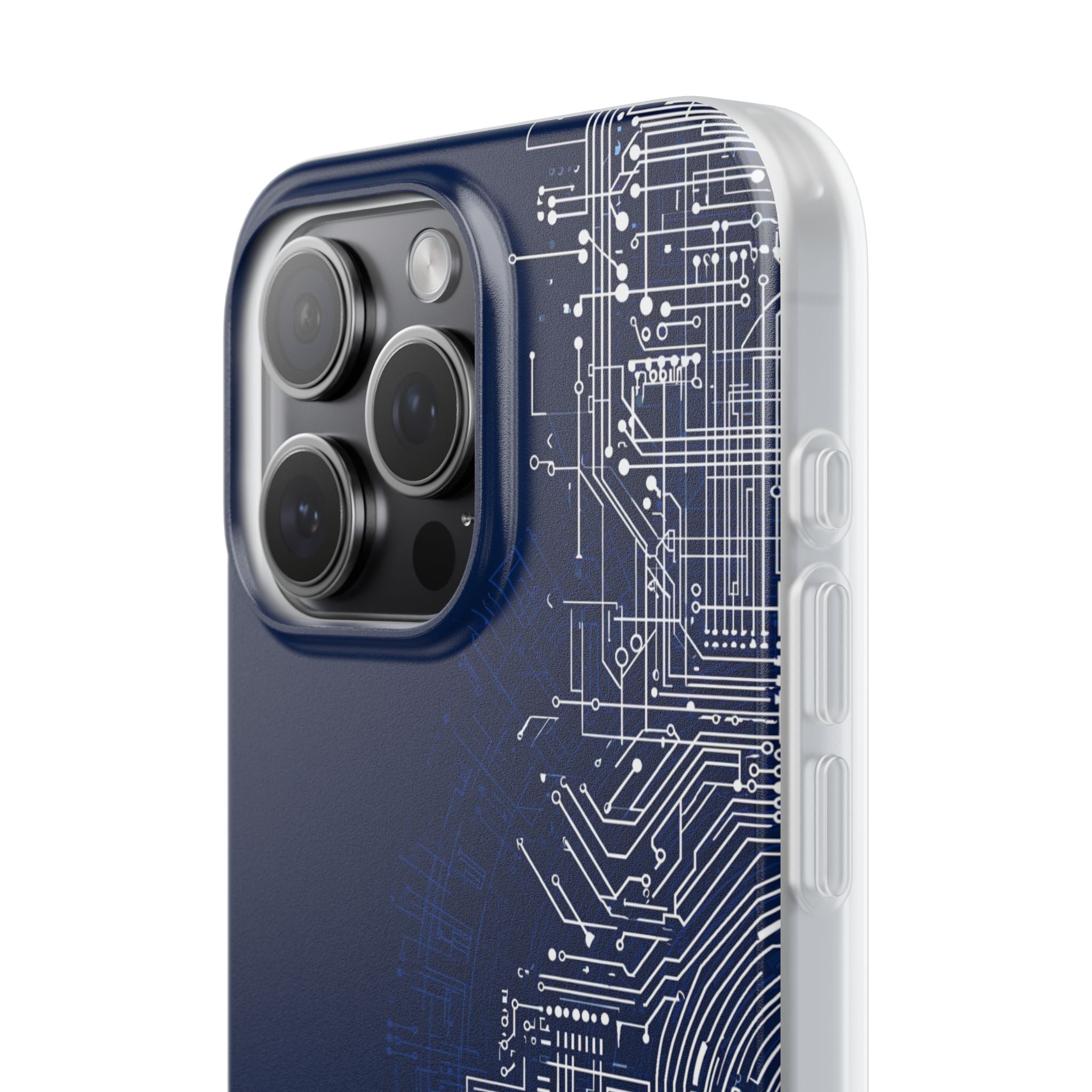 Blue Lite Phone Case for iPhone - Cobalt Circuit Logic