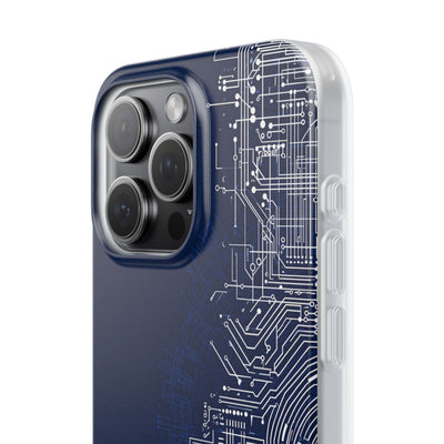 Blue Lite Phone Case for iPhone - Cobalt Circuit Logic