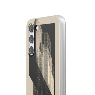 Beige Lite Phone Case for Samsung - Monolith Urban Grid