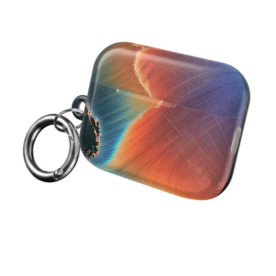 Prismatic Aura Shift · Hard Case for AirPods & AirPods Pro · Blue