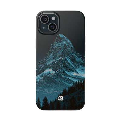 Glacial Alpine Peak · Lite Phone Case for iPhone ·  Blue