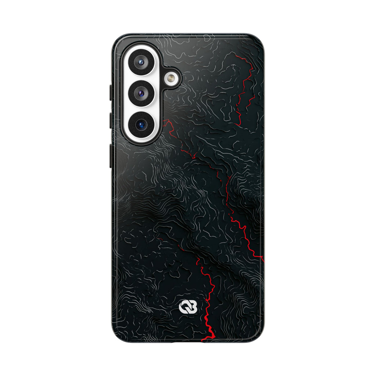 Crimson Rift · Tough Phone Case for Samsung · Black