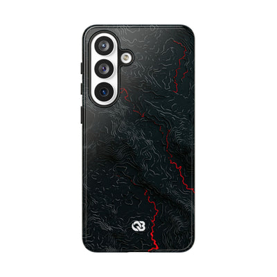 Crimson Rift · Tough Phone Case for Samsung · Black